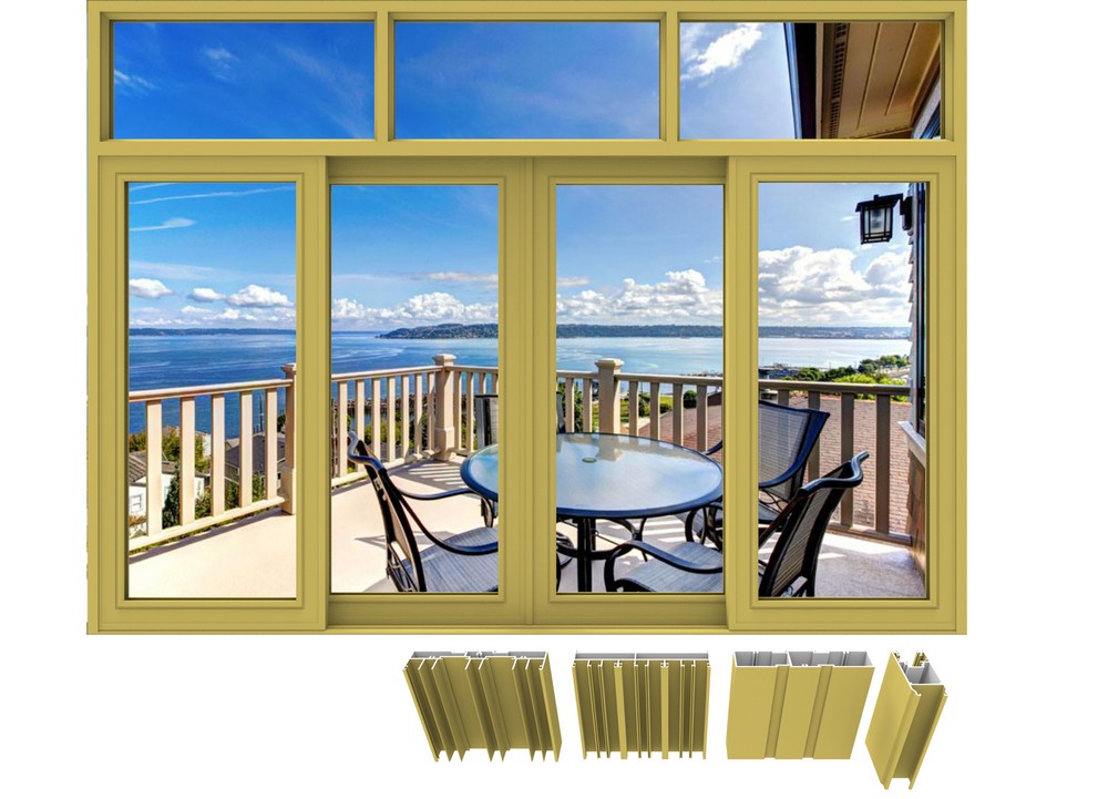 110推拉門系列三軌